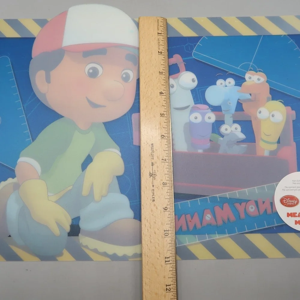 Disney Handy Manny Kitchen Placemat Plastic Mat Meal Time Magic